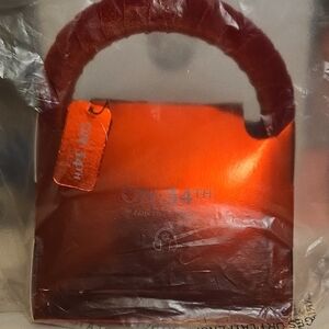 ON34TH Red Faux Fur Tote Bag